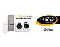 Získejte zpětný bonus až 2 000 Kč na vybrané spotřebiče Whirlpool!