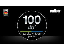 Výrobky Braun budete milovat nebo dostanete peníze zpět!