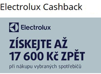 Získejte zpět až 17600Kč při nákupu spotřebičů Electrolux