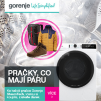 GORENJE - Pračky, co mají páru