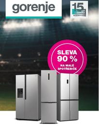 Cashback Gorenje až 1 000 Kč + 90% slevy na malý spotřebič