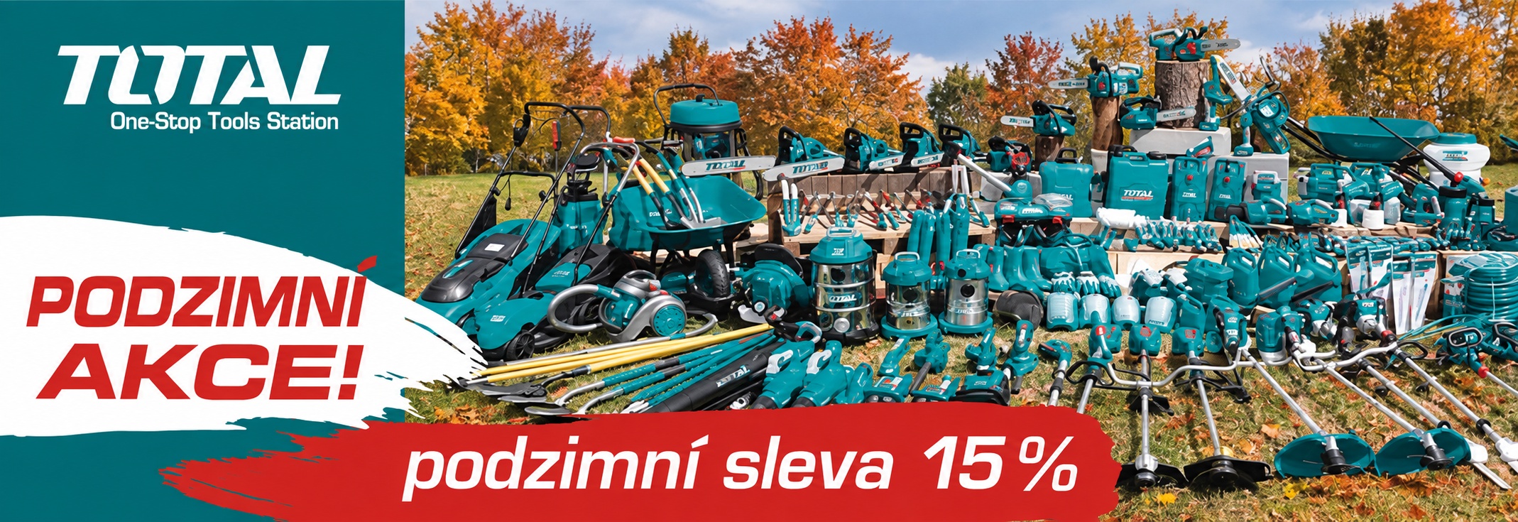 Podzimní práce? Vybavte se chytře – nářadí se slevou 15 %!