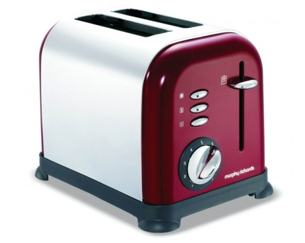 Topinkovač Morphy Richards BURGUNDY 44099