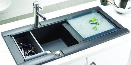 Granitový dřez Astracast GEO 1.0 černá metalická (1)