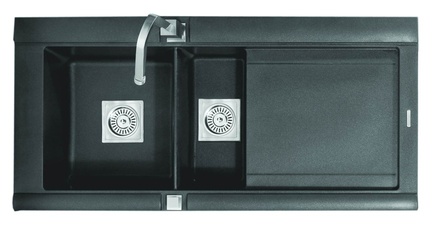 Granitový dřez levostranný Astracast GEO 1.5 LHD hnědá metalická