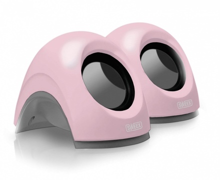 Přenosné reproduktory Sweex SP939 - Baby Pink (2)