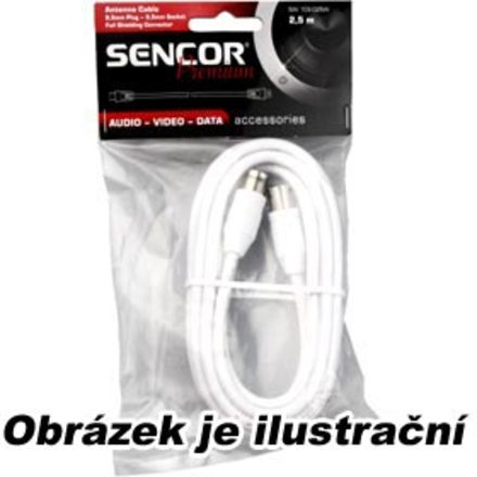 Anténní koaxiální kabel 1,5m Sencor SAV 109-015B