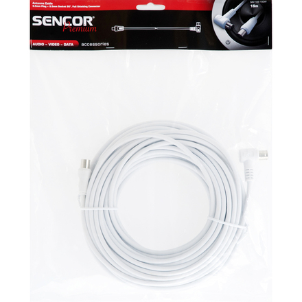 Anténní koaxiální kabel 15m Sencor SAV 169-150W