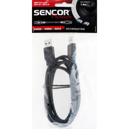 Kabel USB3.0 A/M-A/M 1,5m Sencor SCO 530-015