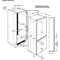 Vestavná kombinovaná chladnička Electrolux ENN3153AOW (1)