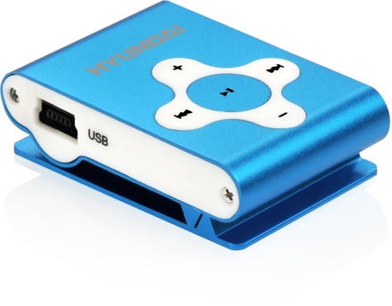 MP3 přehrávač Hyundai 212 mikroSD modrá