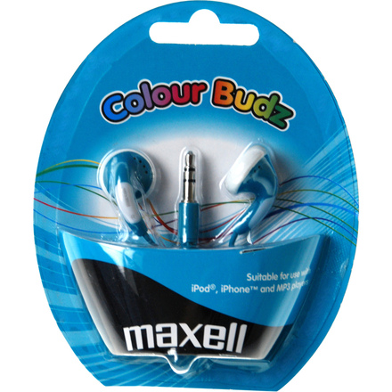 Sluchátka Maxell 303359 COLOUR BUDZ BLUE