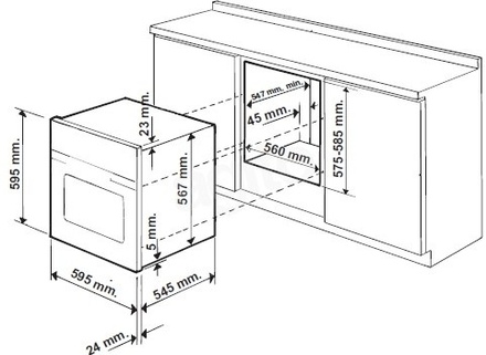 Samostatná vestavná trouba Indesit FIMB 51 K.A IX (PL) (1)