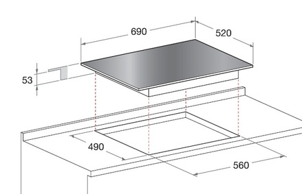 Plynová varná deska Hotpoint Ariston TZ 740TC ES ALU (1)