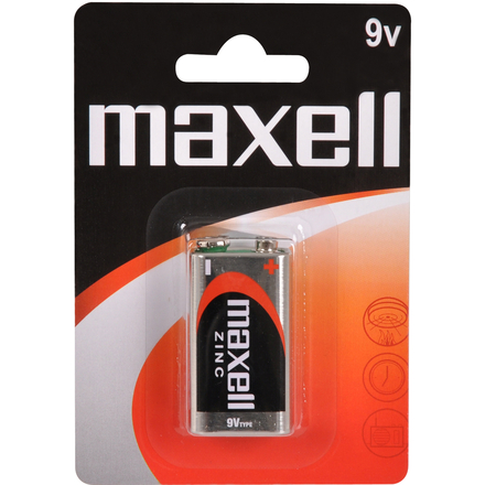 9V baterie Maxell 6F22 1BP Zinc 1x 9V