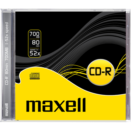 CD-R disk Maxell CD-R 700MB 52x 1PK JC 624826