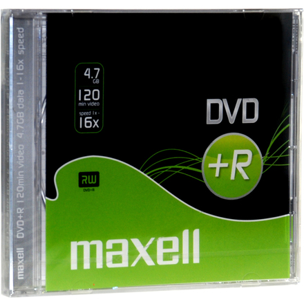 DVD+R disk Maxell DVD+R 4,7GB 16x, slim case, 1ks (FA35037746)