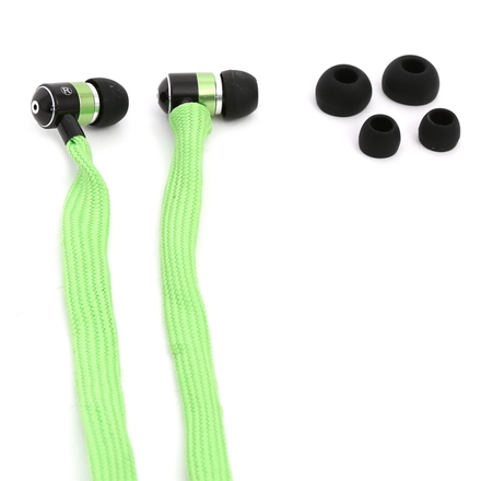 Sluchátka do uší Omega FH2112G Freestyle TKANIČKA zelená