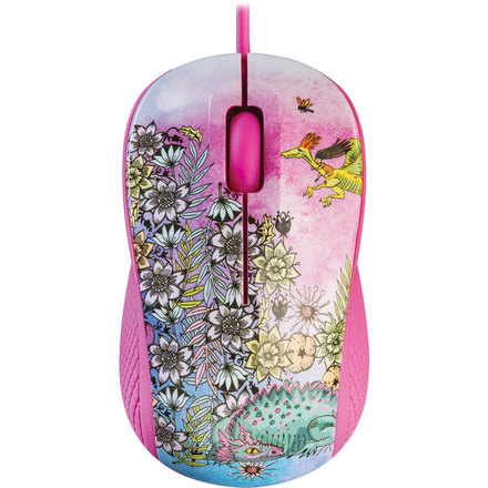 Počítačová myš Yenkee YMS 1020PK Myš USB FANTASY růžová