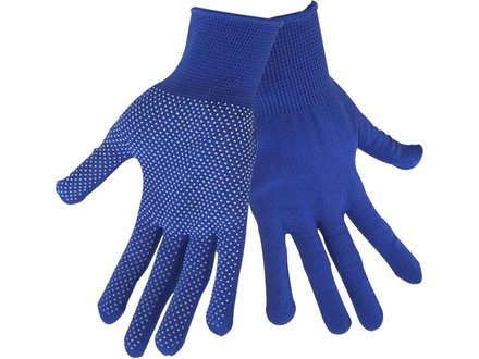 Rukavice Extol Craft(99714) z polyesteru s PVC terčíky na dlani, velikost 9&quot;