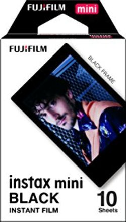 Kinofilm FujiFilm Instax mini černý rámeček 10 ks fotek