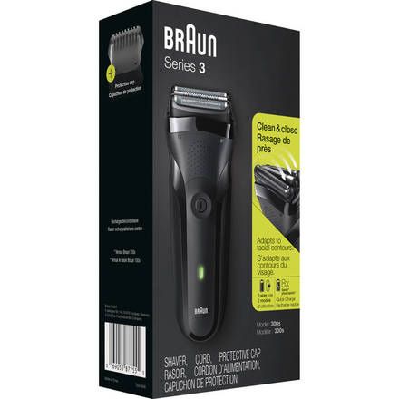 Pánský holící strojek Braun Series 3 300s Black (2)