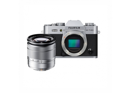 Kompaktní fotoaparát s vyměnitelným objektivem FujiFilm X-T20 silver + XC16-50