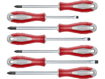 Šroubováky Fortum (4740930) sada 7ks, 3x(-),2x(PH),2x(PZ), S2