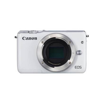 Kompaktní fotoaparát s vyměnitelným objektivem Canon EOS M10 tělo, bílý