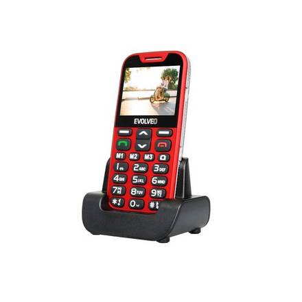 Mobilní telefon pro seniory Evolveo EVOLVEO EasyPhone XD červený
