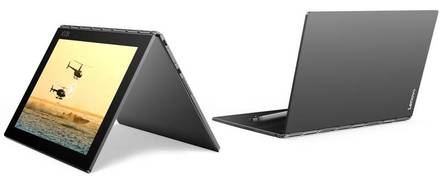 Dotykový tablet Lenovo YOGA Book 10 10.1&quot;, 64 GB, WF, BT, GPS, Android 6.0 - šedý (ZA0V0027CZ)