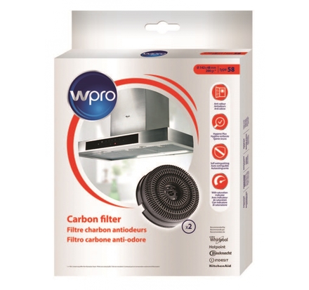 Uhlíkový filtr do odsavače par Whirlpool AKB 000-1