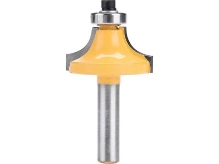 Zaoblovací fréza Extol Premium (8802105) (vydutá) do dřeva, R6,3xD25,6xH11, stopka 8mm