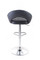 Barová židle G21 Victea black, koženková, prošívaná (4)