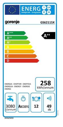 Myčka nádobí Gorenje GS 62115 X (2)