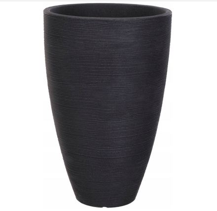 Květináč ProGarden KO Y54191510 žebrovaný 40 x 60 cm antracit