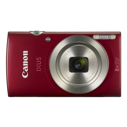 Kompaktní fotoaparát Canon IXUS 185 + orig.pouzdro červený