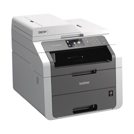 Multifunkční laserová tiskárna Brother DCP-9020CDW A4, 18str./min, 18str./min, 2400 x 600, 190 MB, duplex, WF, USB - černá/šedá