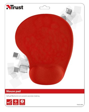 Podložka pod myš Trust BigFoot Gel Mouse Pad - red