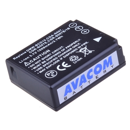 Baterie pro foto Avacom Baterie pro Panasonic CGA-S007/DM
