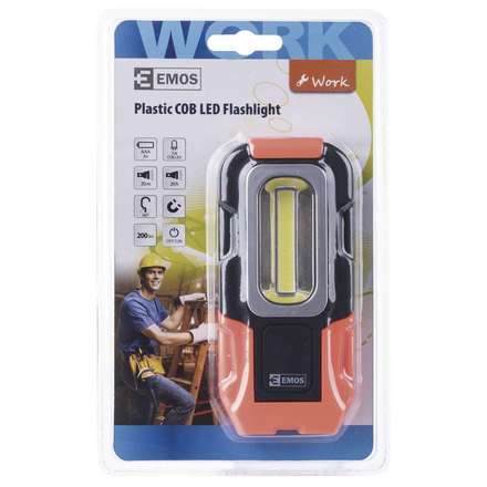 LED svítilna Emos P3888 plastová, 3W COB LED, na 3x AAA (4)