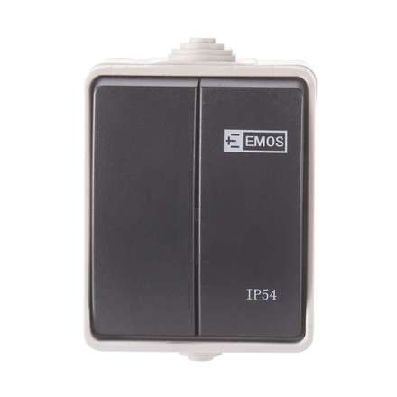Přepínač nástěnný Emos A1398.1 č.5 IP54