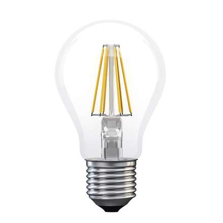 LED žárovka Emos LED žárovka Filament A60 E 6W E27 Teplá bílá