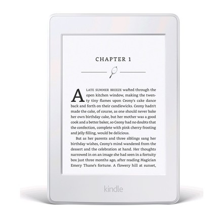 Čtečka e-knih Amazon Kindle Paperwhite 3 2015, spon, bílá