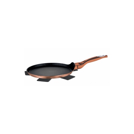Pánev na palačinky s mramorovým povrchem Berlingerhaus BH 1523 25 cm Rosegold Metallic Line