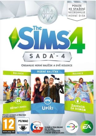 Hra na PC Electronic Arts THE SIMS 4 - Bundle pack 4 (Upíři, Dětský pokoj, Zahrada za domem) PC