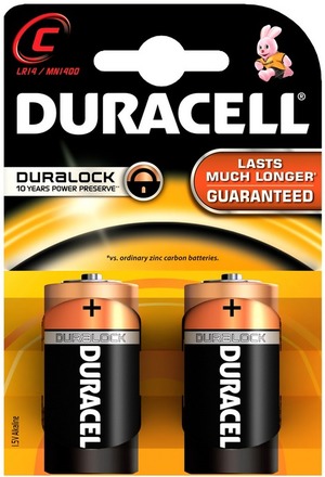 Malý monočlánek Duracell BASIC C 1400 K2, 2ks