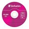 CD disk Verbatim CD-RW(5-Pack)/ Slim/ Colours/12x/700MB (43167) (3)