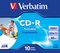 CD disk Verbatim CD-R(10-Pack)Jewel/Printable/52x/700MB (43325) (1)