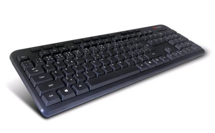 Počítačová klávesnice C-Tech KB-102M, CZ/ SK - černá